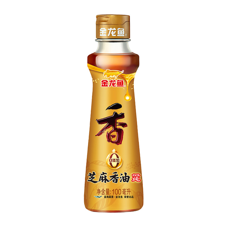 金龙鱼 纯芝麻油香油凉拌调味烹饪火锅调味凉拌菜调料油100ml*1瓶