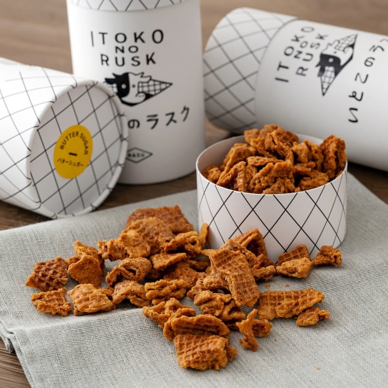 バター子です バターのいとこ いとこのラスク バターシュガー 130g - Weee!