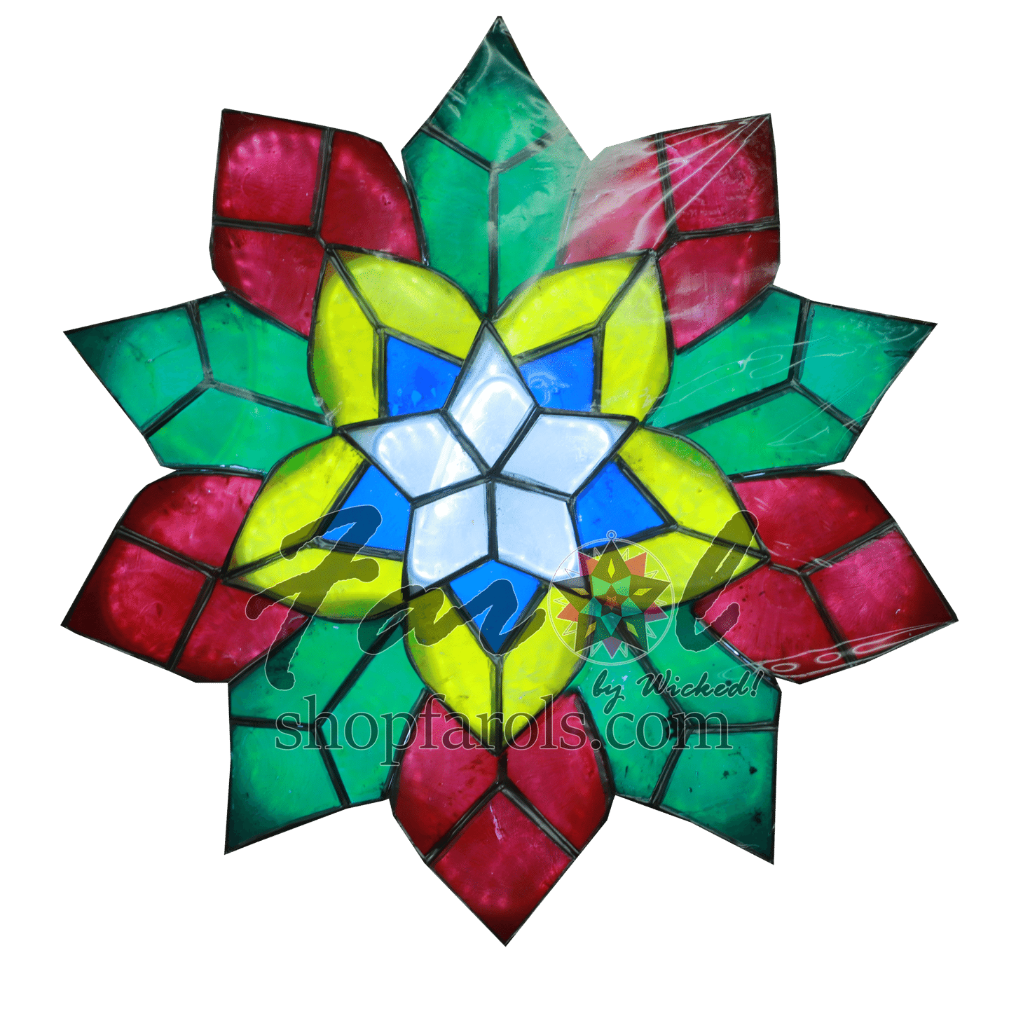 Sampaguita Colored – 15 Parol Capiz 1 each