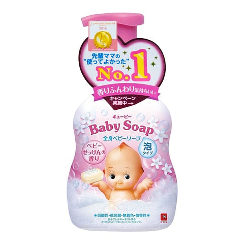 Cow KEWPIE Baby Soap Baby Body Wash Floral Scent 400ml 1 each