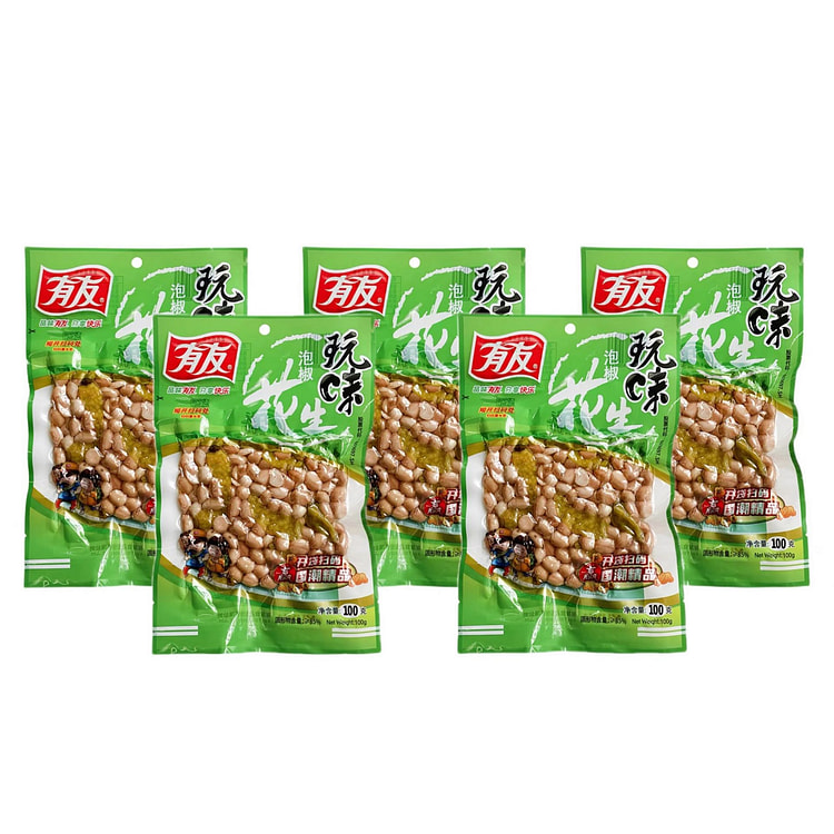 Youyou Pickled Peanuts 100g*5 packs