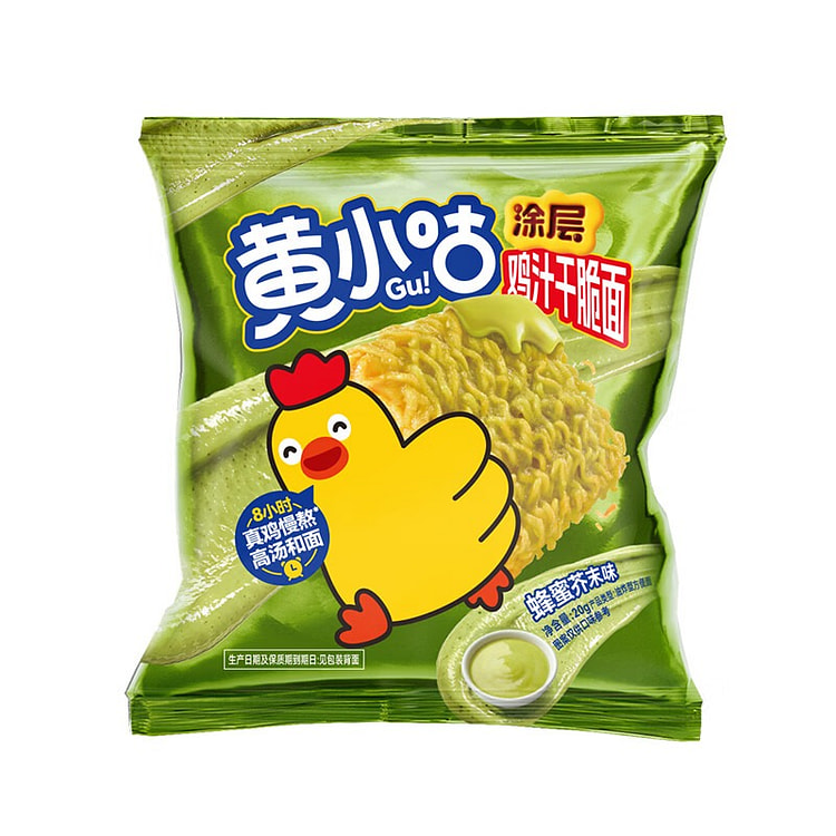 黄小咕 涂层干脆面（蜂蜜芥末味）约20克 1 包