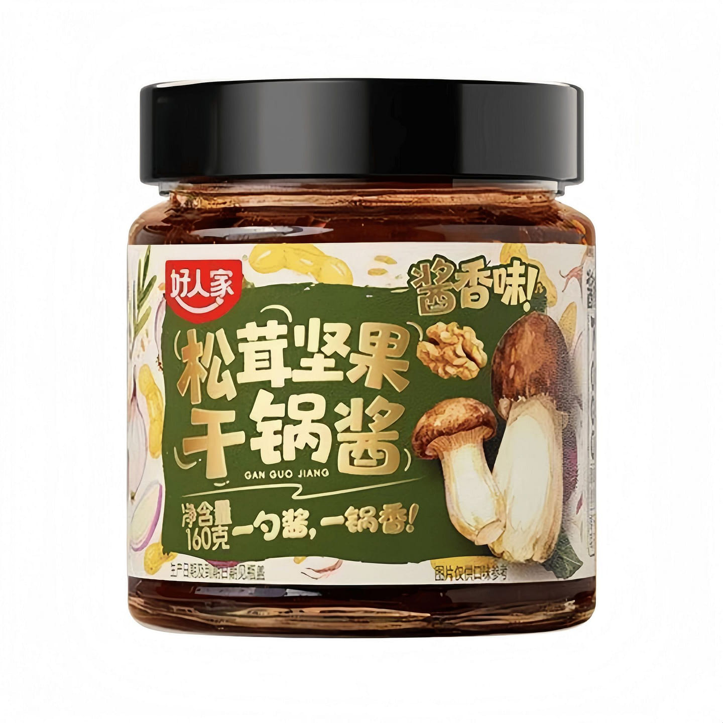 Matsutake Nut Dry Pot Sauce 160g*1 Bottle 160 g