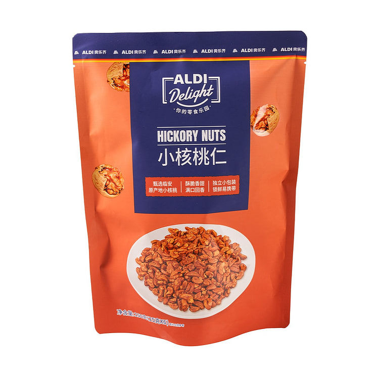 Aldi Delight hickory nuts Nut leisure snacks 1pc 150 g