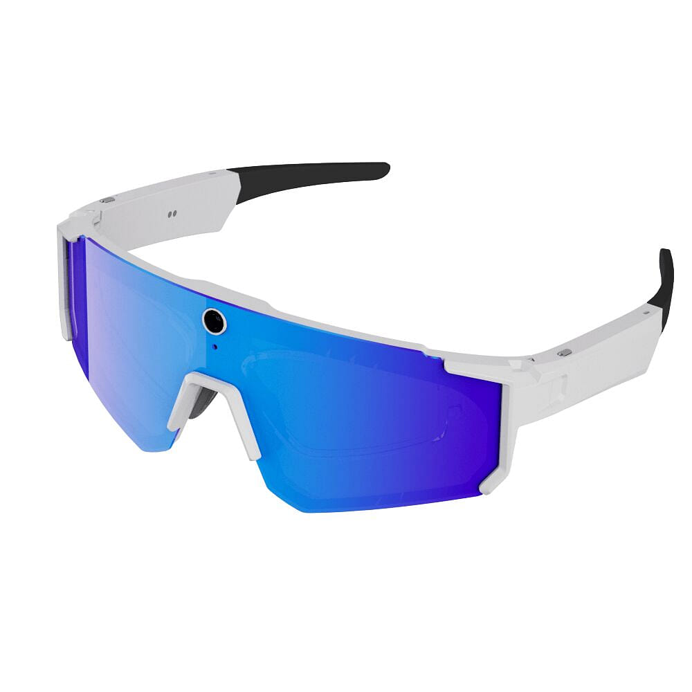 800W HD camera cycling glasses, white, colorful 1 each