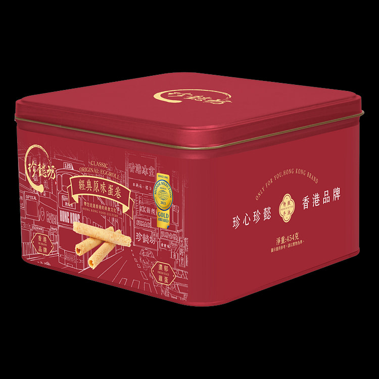 香港珍懿坊 罐裝蛋卷  原味