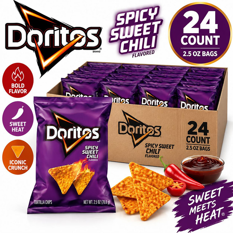Doritos Spicy Sweet Chili 2.5oz 24ct 1 each