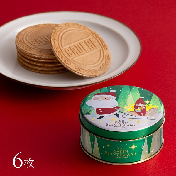 Kobe Fugetsudo Mini Cookies 6pcs Green