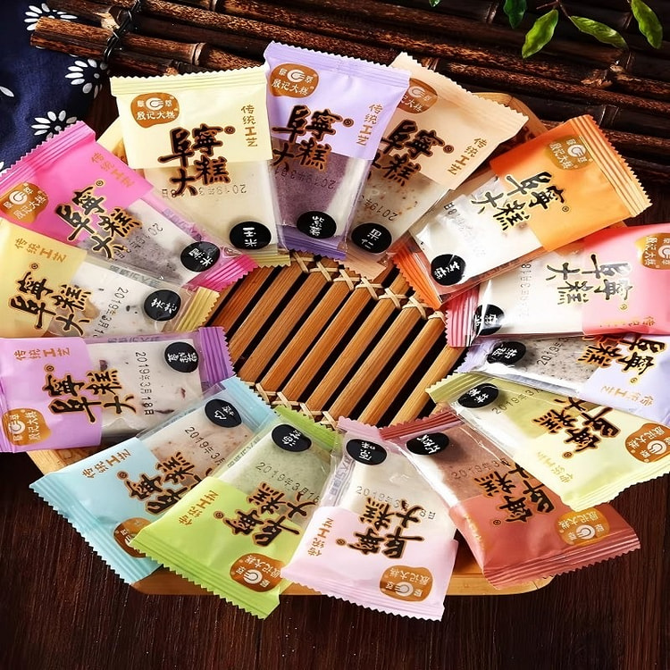 殷记正宗阜宁云片糕椒盐味500g盐城老字号特产糕点 500 克