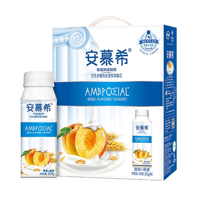 BBE:9/5/26 Greek Yogurt Peach Oat Flavor 200g*10pc 1 ケース