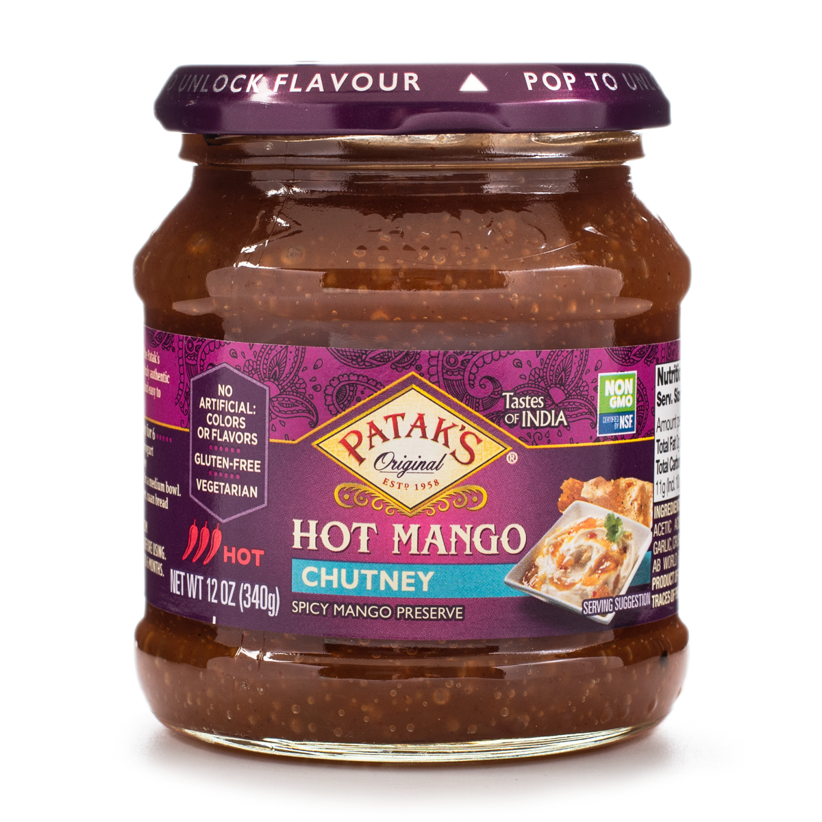 Patak's Hot Mango Chutney - Weee!