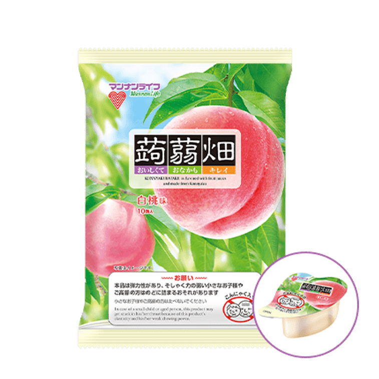 Mannanlife White peach Jelly 250g 1 each