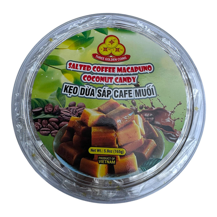 Salted Coffee Coconut Candy Keo Dua Sap Cafe Muoi 165 g