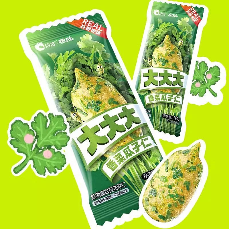 Chacha Coriander and Melon Seed Kernels 18g*10 180 g