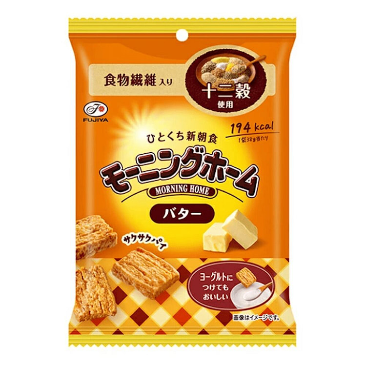 不二家 十二种谷物饼干派 黄油味 38g 1 包