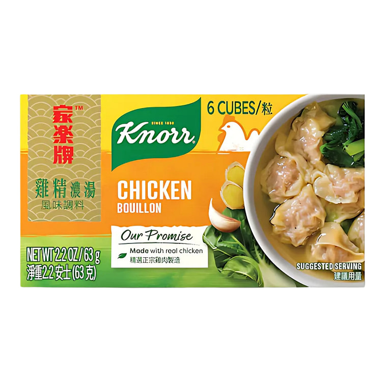 Knorr 鸡肉味汤料 6 块 2.2 盎司