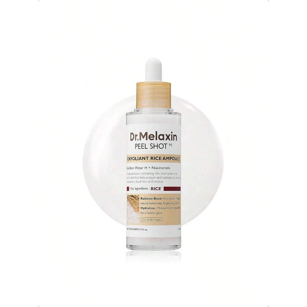 Dr.Melaxin Peel Shot Glow White Rice Ampoule 80ml 1 each