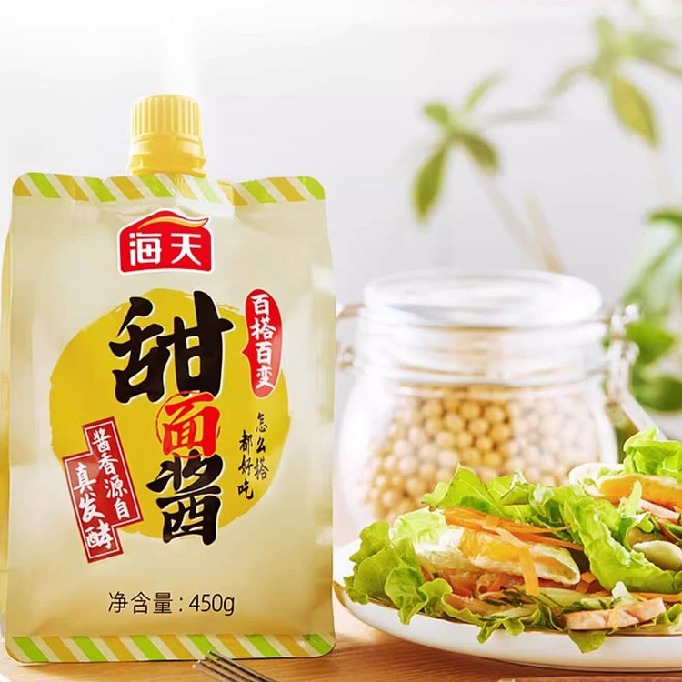 海天甜面酱鲜香熟酱酱香浓郁咸香适口450g