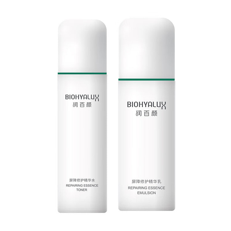 润百颜白纱布水乳套装 屏障修护敏肌补水保湿护肤
