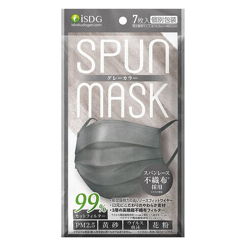 SPUN MASK Spunlace Gray 7 count