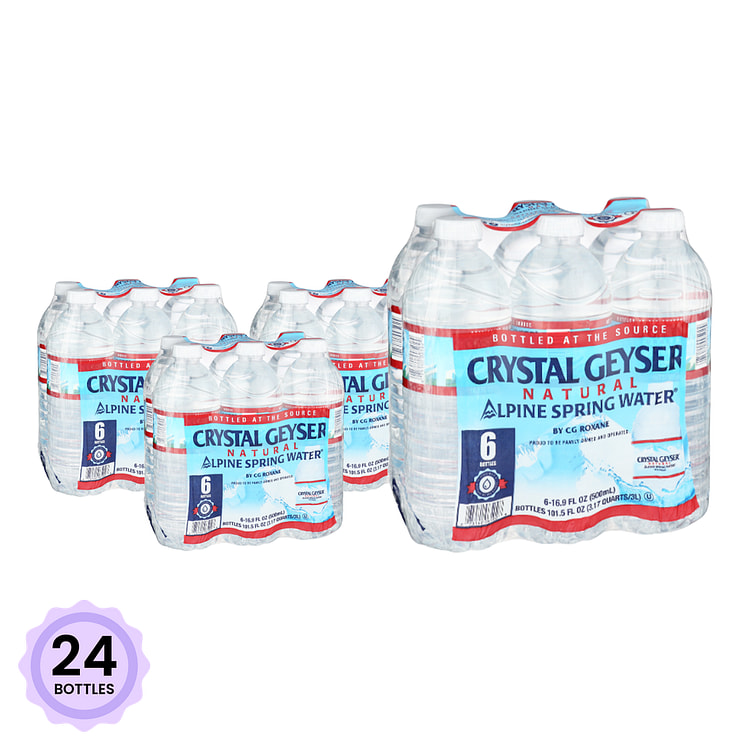 Crystal Geyser 矿泉水 500 毫升*24 瓶