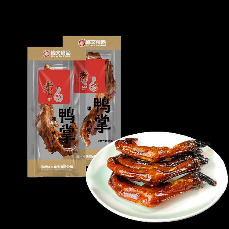 Ready-to-eat snack duck feet