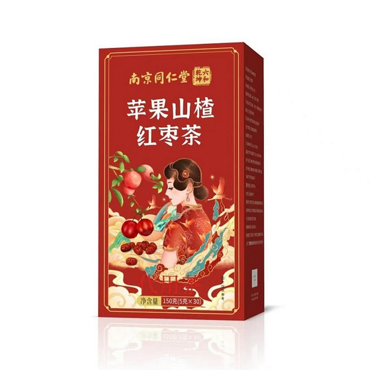 南京同仁堂 苹果山楂红枣茶 健脾开胃  5gx30 1 盒