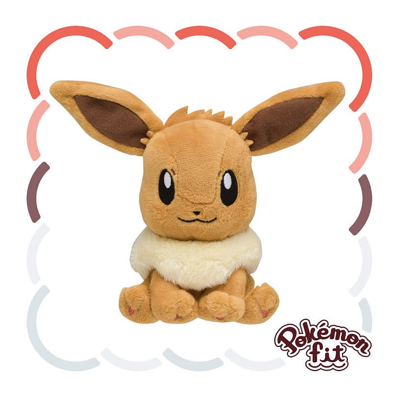 Pokemon fit Eevee Plush Toy 1 count