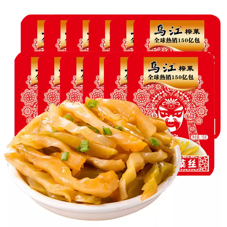 Wujiang mustard shredded 30g*10 packs