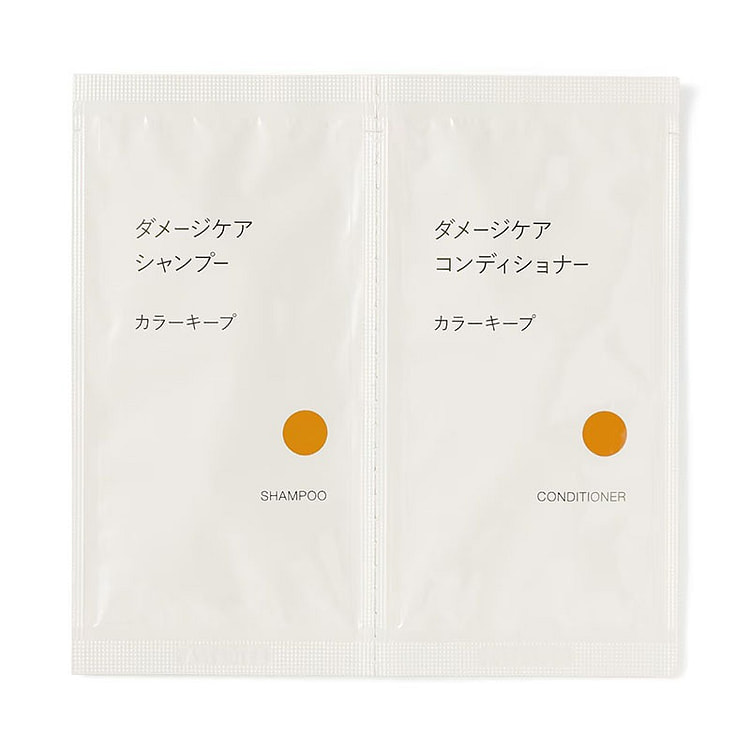 muji 保色型护理洗发水护发素套装 10ml