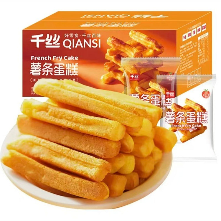 千丝薯条蛋糕儿童早餐零食休闲食品192g*1盒 192 克