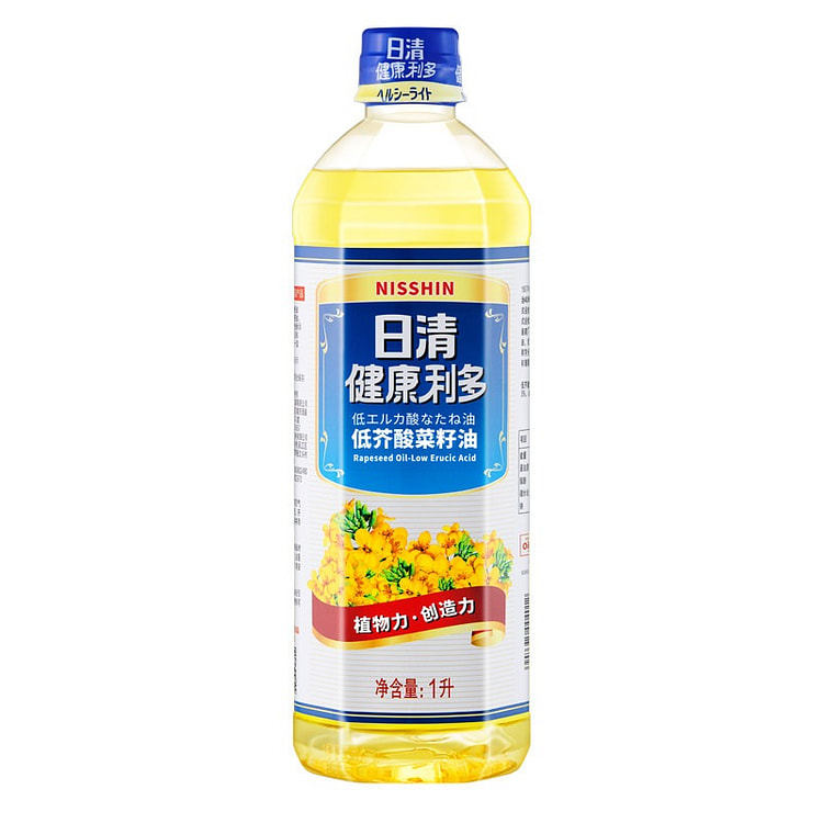 日清菜籽油家用食用油植物油芥花籽油烹饪煎炸炒菜凉拌 1000 毫升