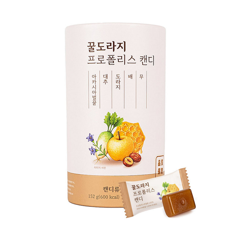 Yum'z Bites Honey Bellflower Root & Propolis Candy 1 pack