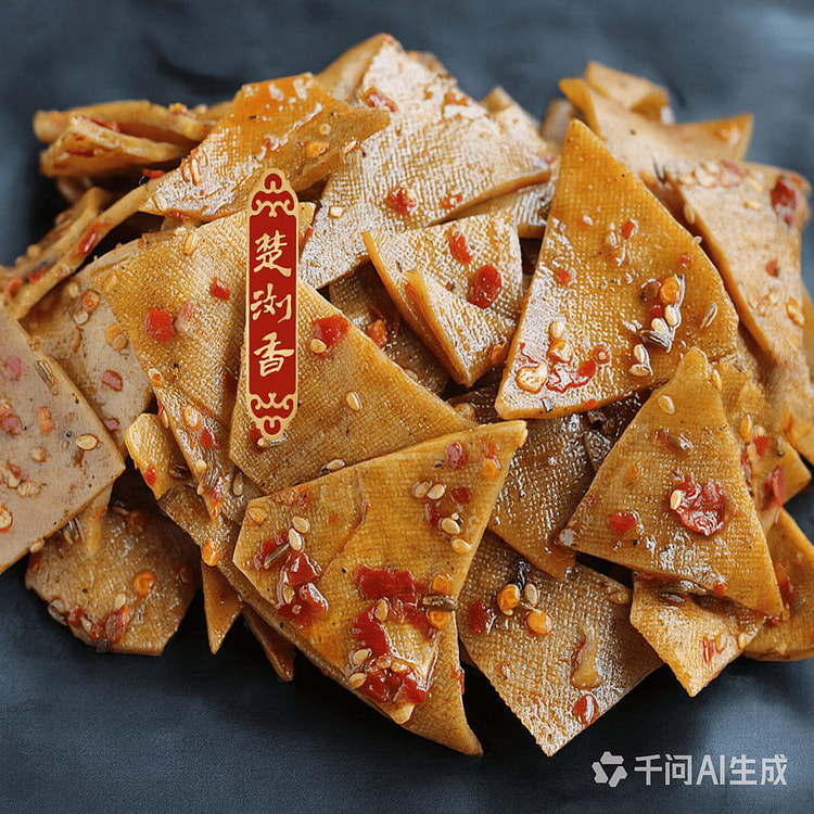 平江香辣薄豆干125g*4包酱香豆腐干零食休闲小吃 500 克