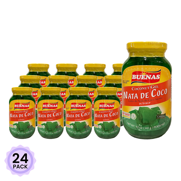 Buenas Nata de Coco (Green) 12 oz*24 pack