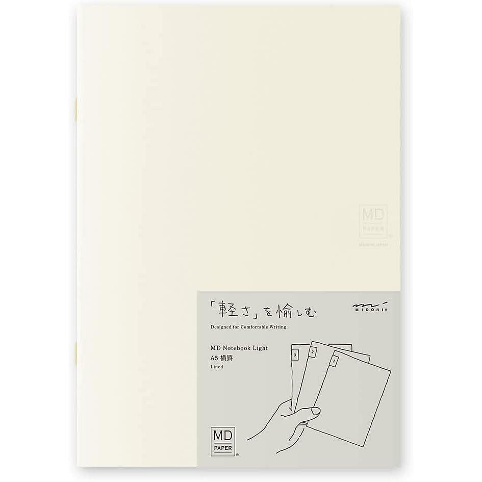Midori A5 Lined 48px3 Notebook 1 count