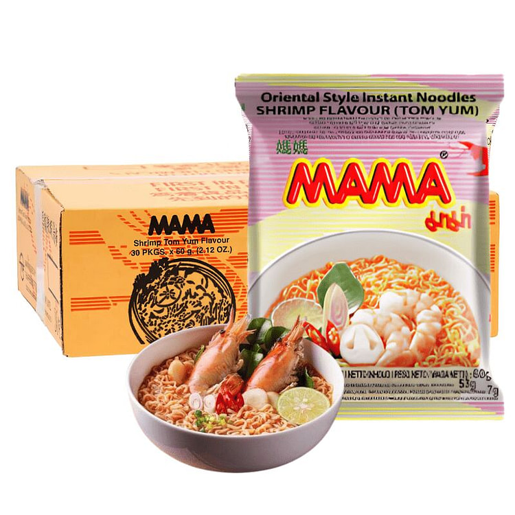 [MAMA] 冬阴功虾面 30包 60 克*30 包