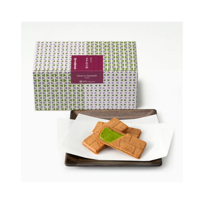 Gion Tsujiri Uji Matcha Sandwich Cookies 7 pieces 1 each