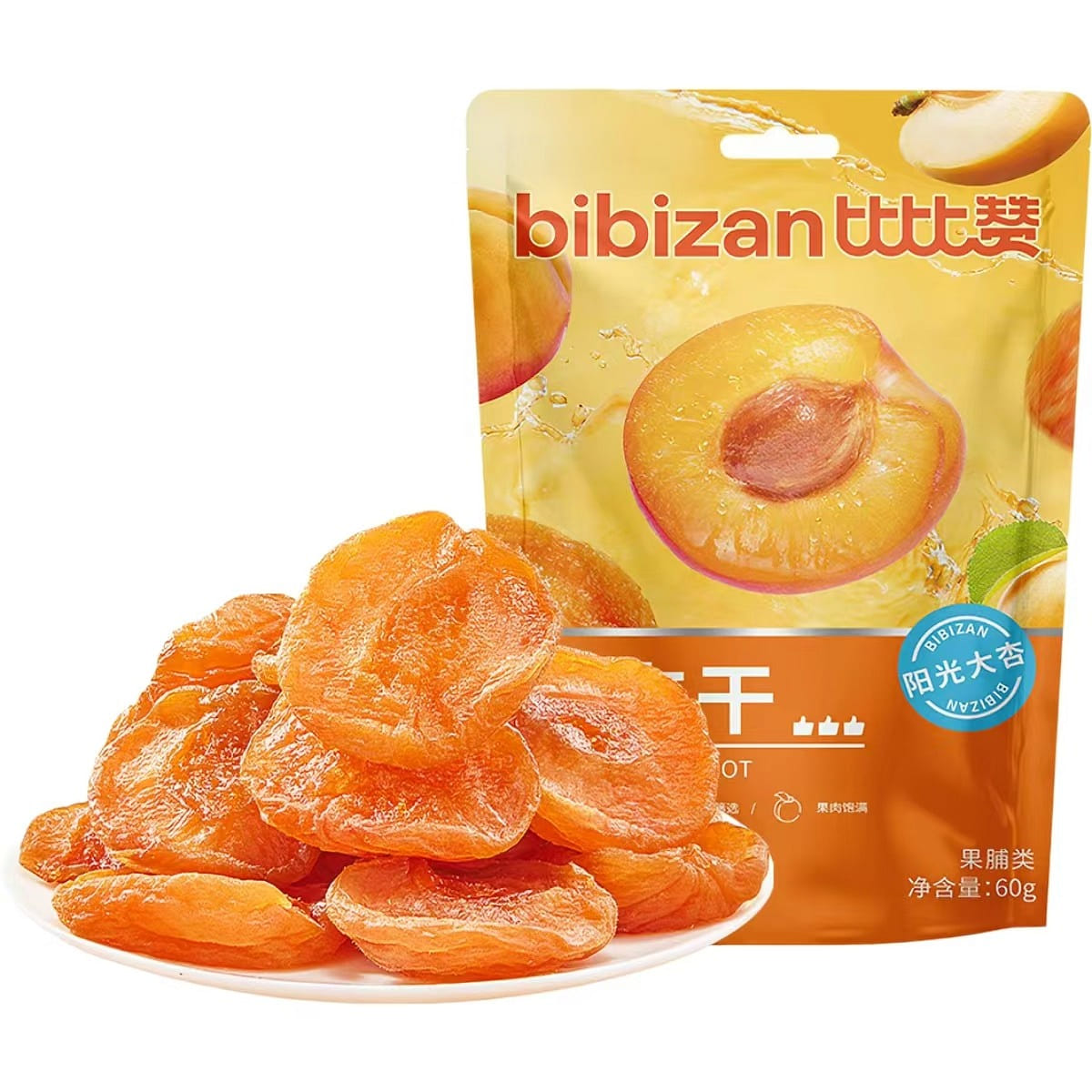 60 g of dried red apricots *1 bag 60 g