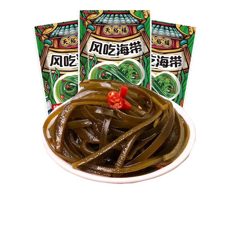 天裕福 香辣海带丝零食小包装网红休闲食品小吃 15g*10包装