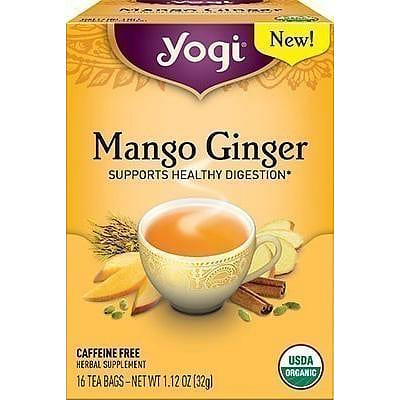 Yogi Mango Ginger Tea, 16 tea bags 16 count