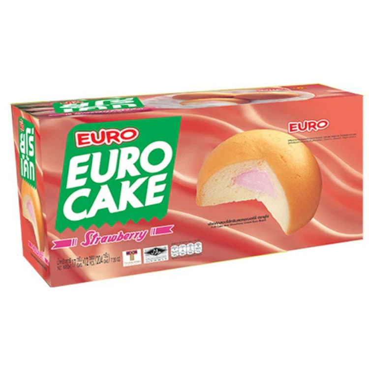 Euro Strawberry Cake 7.2oz 1 each