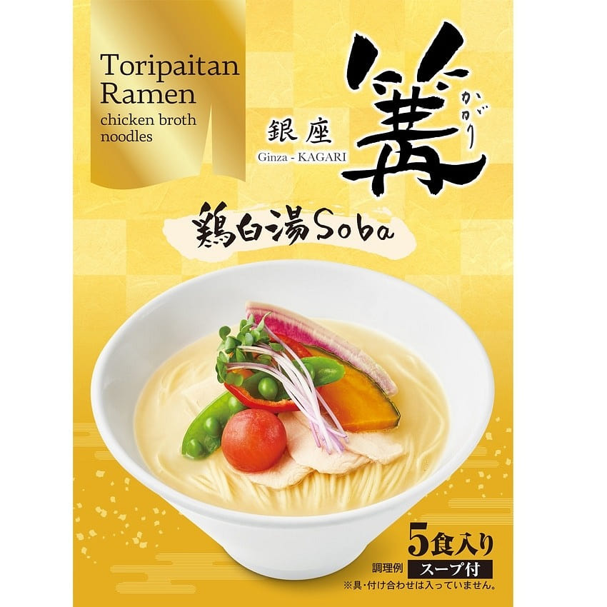 銀座篝 鶏白湯Soba 5食入 1 箱