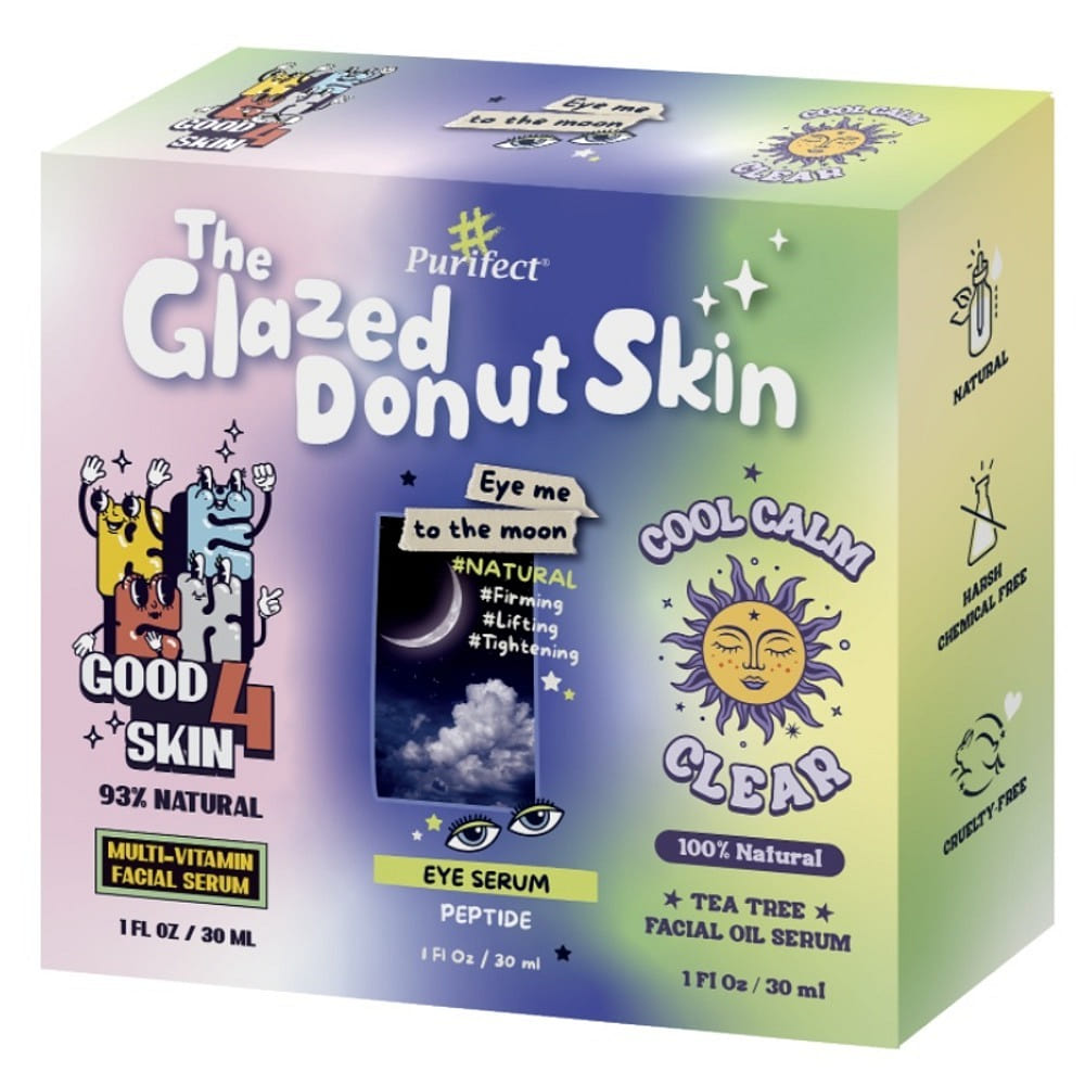 Purifect - The Glazed Donut Skin Set (30 ml x 3) 90 ml(ミリリットル)