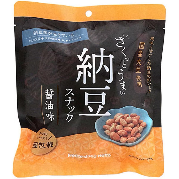 Yamada Foods Crispy Natto Soy Sauce Flavor Snack 1 each