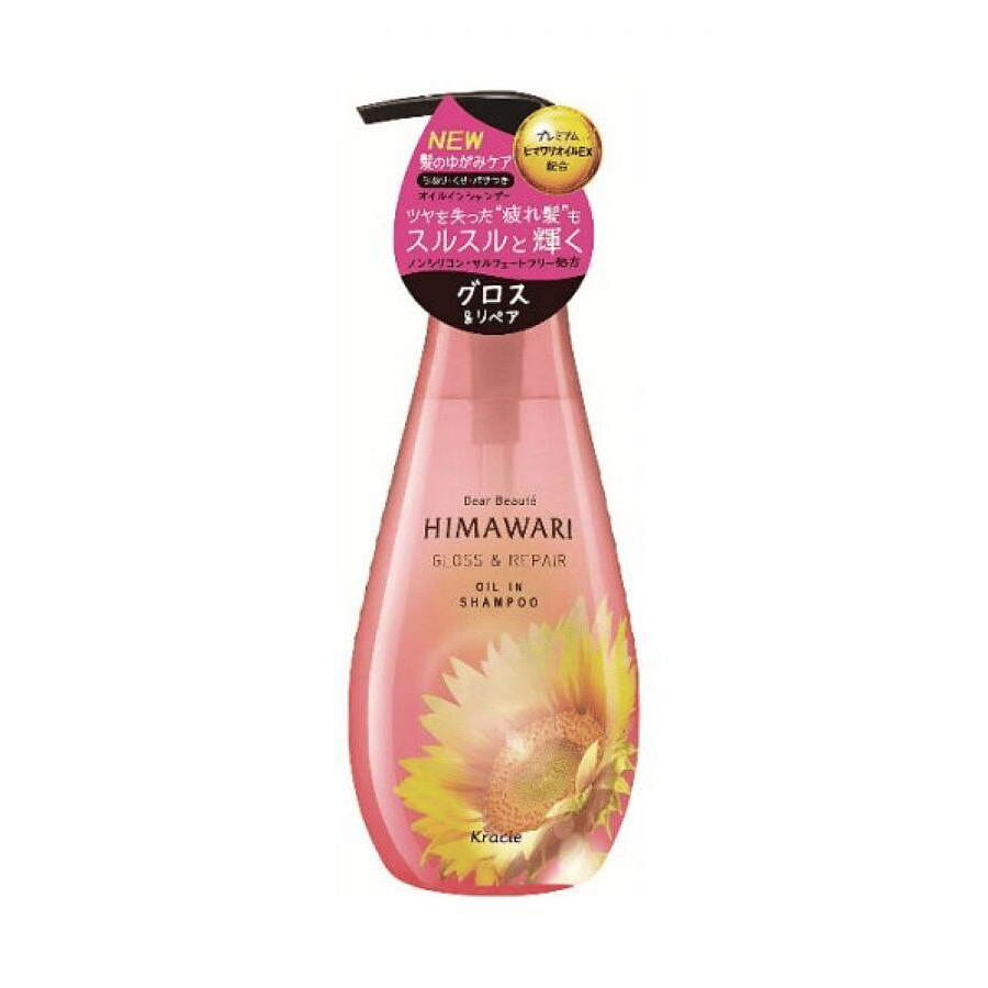 Kracie Himawari Gloss &Repair Oil In Shampoo 500ml 1 each