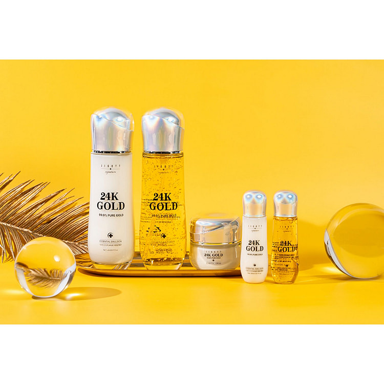Jigott - 尊享24K金护肤三件套 410 毫升