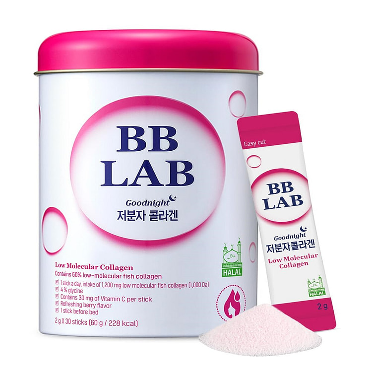 BB LAB韩国低分子胶原蛋白粉补充剂30支容量
