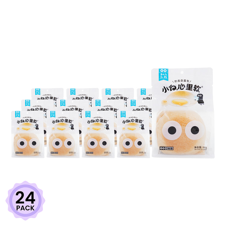 Moranca Custard Bread Milk Flavor 90 g*24 pack