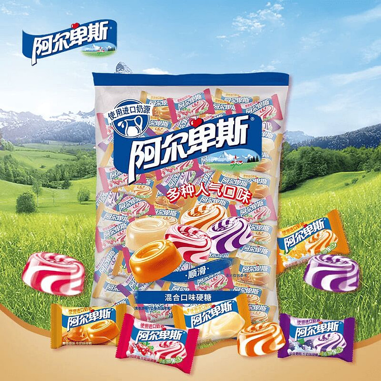 Alpine Mixed Flavor Hard and Soft Candy 500g 500 g